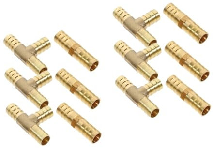 Ciieeo 2 Sätze Rohrverbinderadapter Wasserschlauch Schnellanschluss Spülschlauch Kit Ventilschlauch Drehgelenk Regler T Stück Kupplung Sauerstoffschlauchverbinder Pumpenhahn