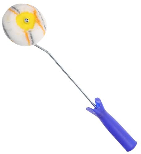 KONTONTY Farbroller Für Wände Kompaktes Design Für Ecken Und Kleine Bereiche Geeignet Für Latex Und Ölfarben Mit Ergonomischem Griff Für Bequemes Streichen