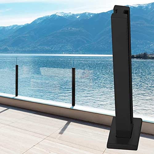 Carrello Saliscale Elettrico, Carrello A Mano su E Giù per Le Scale con Carico 220kg, Carrello Risparmio di Manodopera con Batteria Rimovibile 58v / 24ah / Nero / 58v, Mid Post, 135cm/53.1inch