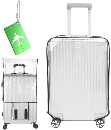 Funda Maleta Funda para Maletas de Viaje Transparente Durable 24 Pulgadas
