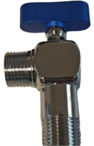 FACAIIO Wasservolumen WC Einlass Winkelventil Wand für Montiert Kalt Warmwasser Absperrventil für Bad Küche Dusche 304 Edelstahl Hoher Durchfluss Design