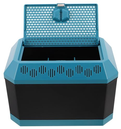 VERDANVERSE Caja de Cría de Reptiles de Plástico con Ventilación Avanzada, Tapa Abatible, Tamaño Compacto, Contenedor Seguro para Lagartijas, Tarántulas E Insectos, Terrario Portátil