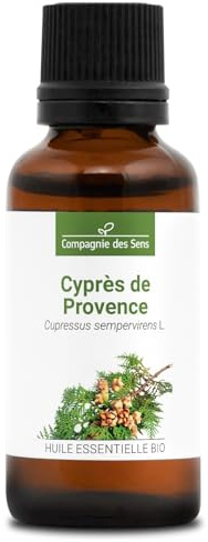 CIPRESSO DI PROVENZA BIO - 30mL - Olio Essenziale di Qualità Premium - 100% Puro, Naturale, Garantito ChromaCert® - Chemiotipizzato & Integrale