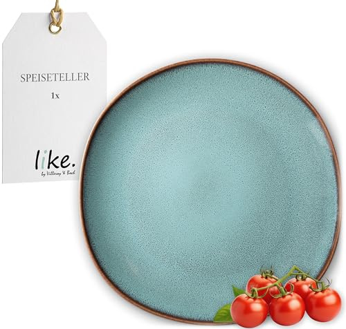Like. by Villeroy and Boch – Lave glacé Dinner Plate, 28 cm, Large Flat Plate Made from Stoneware, Dishwasher and Microwave-Safe