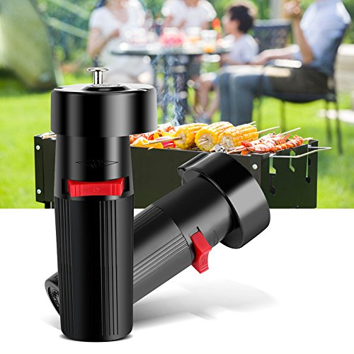Omabeta Moteur de Barbecue en métal de qualité supérieure ABS Moteur de rotateur de Bonne Isolation Thermique Moteur de Barbecue Moteur de Batterie pour la Cuisine à Domicile