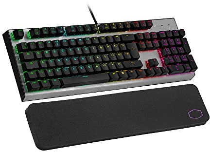 Cooler Master CK351 - Tastiera da gioco USB-A, interruttore rosso, layout DE - QWERTZ
