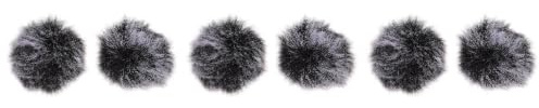 6 Stk Mikrofon-windschutz Anti-mic-abdeckung Auto Mikrofon Mikrofon-plüsch-abdeckung Mikrofonabdeckungen Für Fuzzy-mikrofon-pop-filter Sm57 Sm7b Lavalier Windabdeckung Kunstfell