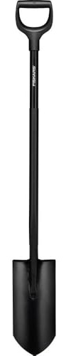 Fiskars Ergonomic Pro Drainage Schaufel Schwarz