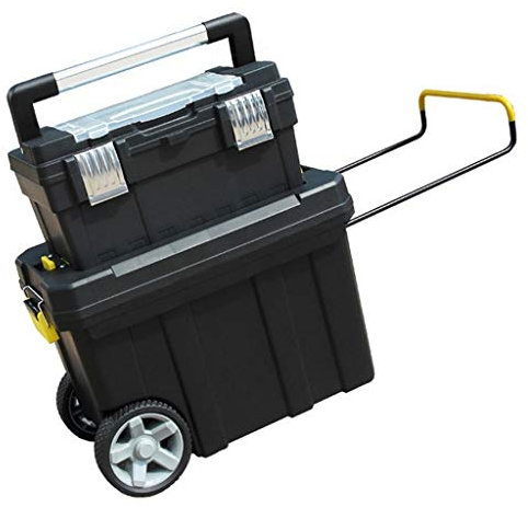 Boîte à outils/ensemble d'outils Stockage de roulement Portable boîte en plastique Boîte à outils Amovible et Top Ablage Garage Boîte à outils Manager (simple/double) Kit d'outils ménagers (Size :
