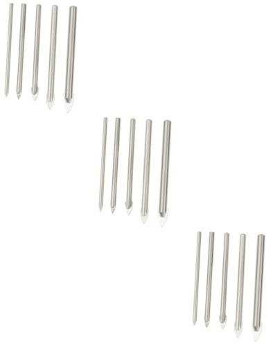 minkissy 15stücke Teiliges Set Keramischer Bohrer Für Fliesen Und Glas Verstärkter Kopf Rostgeschützt Für Handbohrmaschinen Und Standbohrmaschinen Scharfe Kanten Für Präzises Bohren