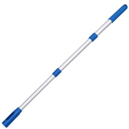 Tofficu Poste De Piscina Telescópico De Aluminio Azul Poste De Piscina Telescópico Postes De Piscina para Limpieza Poste Telescópico Ajustable De 3 Piezas para Red Desnatadora Cepillo