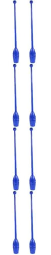 SUPVOX 8 Pièces Bâtons D'aérobic Barres De Gymnastique Tournoyant Équipement De Fitness Poteau De Gymnastique Coloré D'entraînement Performant Blue Plastique
