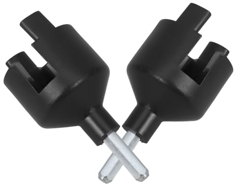 BESPORTBLE Cappuccio Isolante per Recinzioni Elettriche 2 Pezzi in Pp Nero, Portatile Proprietà Isolanti per Esterni e Frutteti