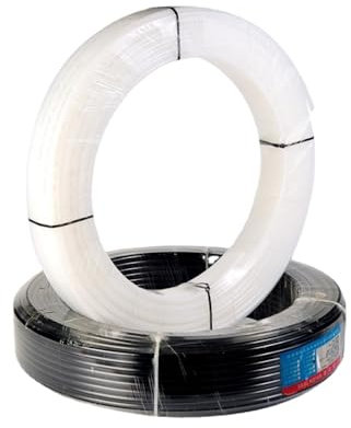 JINFEUGE Tuyau En Nylon Pa6 10 M Pour Conduite D'Air, Tuyau Pneumatique Pour Huile Et Carburant/Black/4 * 6Mm