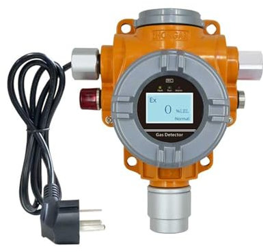 OUTFYT Analizador de Monitor Fijo Inteligente Tipo Punto inalámbrico 400-WX, Detector de Fugas de Gases tóxicos nocivos, Detector de Gas Combustible, LocalizacióN Precisa De Fugas