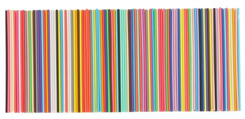 Laroal 3D-Stift-Filament-Nachfüllung in 22 Farben, 3D-Stift, niedrige Drucktemperatur, PCL-Filament, 15 cm, insgesamt 110 Stück, nur passend für 3Dooler Start Pen