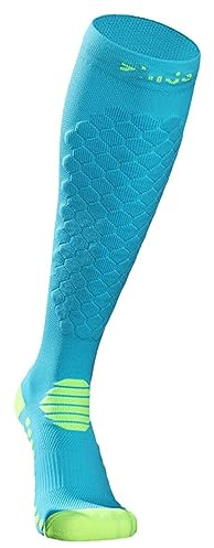 SATRJT Fechtschutzstrümpfe Fechtausrüstung Fechtsocken Schweißabsorbierend Und Verschleißfest Professionelle Fechtausrüstung(Lightblue)