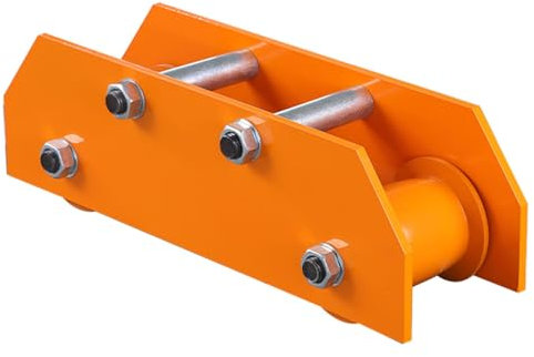 XUHONGYA Erweiterte Pustalk-Laufkatze 1,5-3 Tonnen | Tragkraft 1500-3000kg | Verstellbare Flanschbreite 94-124mm | Stahl-Rollfahrwerk for Garagen, Lagerhallen & Baustellen(1.5 tons/3300 lbs)