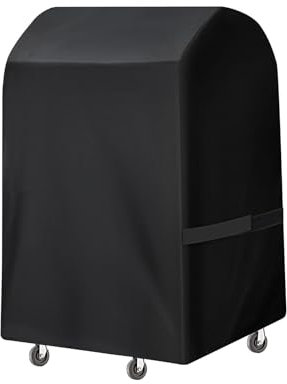 Housse pour Barbecue Exterieur | Housse Imperméable pour Gril D'extérieur | Couverture de Barbecue à Gaz | Bache BBQ Grill Exterieur Protection (Noir,77 x 61 x 110 cm)