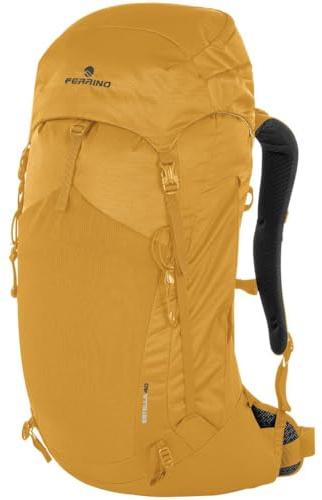 Ferrino estella 40 75756QGG Farbe Gelb Rucksack 40L leicht, bequem, ergonomisch und geräumig ideal für Trekking, Wandern und Reisen 40