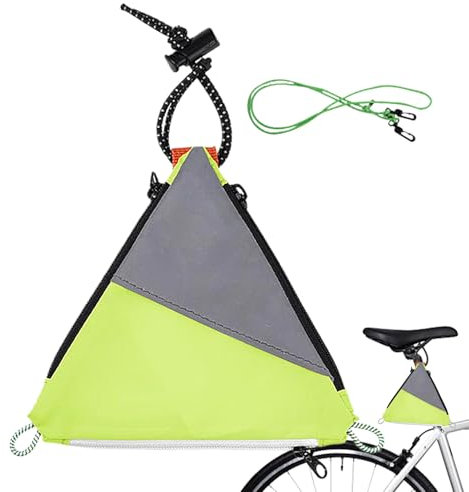 Generisch Radsportbeutel, Fahrradbeutel | Wasserbeständiger Zyklusbag,Wasserdichtes Dreieck -Fahrradzubehör unter Sitz Schulter -Rucksack für Männer & Frauen