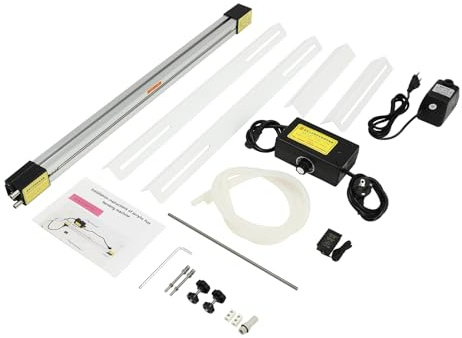 HeinaTond 60cm Acryl Bieger 220V Biegemaschine für Kunststoff PVC Acryl 1-6mm Dicke Mit Temperaturregler und Thermometer für Werbetechnik LED-Leuchtbuchstaben Supermarktregale (60cmMit Halterung)