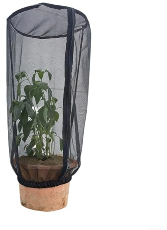 Red de cultivo con cremallera para jardines, se adapta a tomates, frutas, verduras, árboles y arbustos de arándanos, alambre de acero, material de poliéster (1 pieza grande)