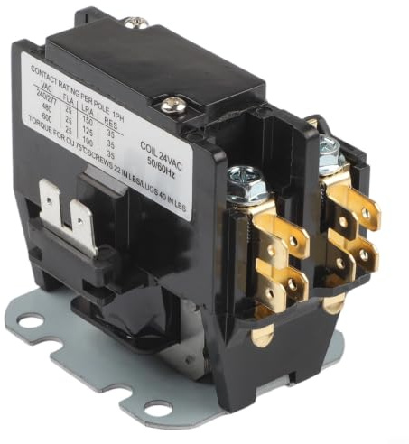 1P AC för skydd 25 A spole 24–220 V AC för luftkonditionering kondensator kompressor HVAC motorkontakt