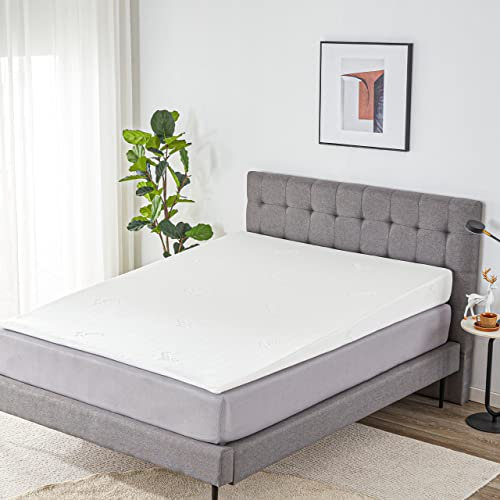 Lazyzizi Keilmatratzenaufzug, 17,8 cm, geneigte Matratzenauflage für Säurereflux, GERD, Nacken- und Rückenschmerzen, Schnarchen, Keilmatratze unter dem Bett, mit waschbarem Bezug und Rutschfester