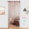 HYSENM 2 Pack Door Curtain 100 x 200cm Fly Screens for Doors, Beaded Door Curtain String Curtain for Doors, Door Fly Screen Curtain for Doorways - 18 Colors