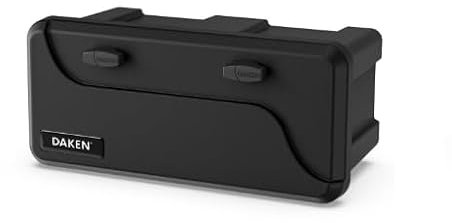 DAKEN Blackit - Scatola per timoni 2-550 x 250 x 295 mm, scatola degli attrezzi, rimorchio, scatola portaoggetti, 23 l