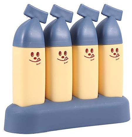 MILISTEN 1 Satz 4St Bio-Eis Eis am Stiel Hersteller Bio-Banane Obstbehälter Eis bio Mini eiswürfelbehälter Silikonformen Eisform Formen für Eiswürfel organisch Tablett Obstschale Schimmel