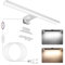 NIORSUN Lampada Specchio Bagno LED 12W 40cm Doppia Temperatura Colore 4000K 6000K, Impermeabile IP44,1100Lm Luce Specchio Bagno, Lampada Bagno Possono Essere Montato Su Specchio/Mobile/Parete