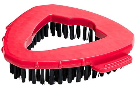 2 Stück Scheuerbürsten-Wischmoppkopf – 17,8 x 14,7 cm tiefer Reinigungs-Mopp, multifunktionaler Bürstenkopf, 180 Grad drehbarer Dreieck-Bürstenkopf, Ersatz-Basis, Scheuerbürste für Badezimmerfliesen