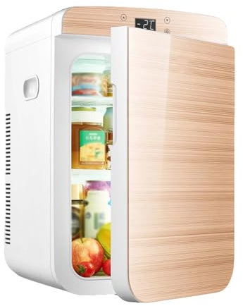 Portable Car Freezer Mini Refrigerator 25L - Small Refrigerator For Car And Home With Touch Display Double Door 12V Car Fridge Cooler Warmer