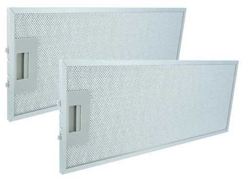 vhbw 2 x metallfettfilter ersätter Siemens 00352813 för fläktkåpa i metall