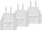 kwmobile 3X USA Adapter Steckdose - Adapter USA Deutschland Stecker - Reiseadapter auch für Kanada und Mexiko - EU to US Steckdosenadapter - Reisestecker - Internationale Netzadapter
