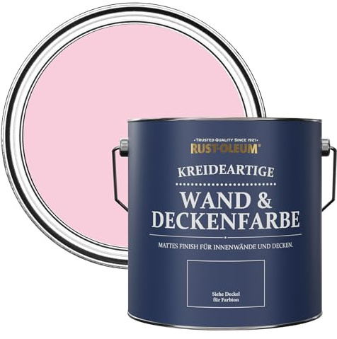 Rust-Oleum Pink Wall and Ceiling Paint in Matt Finish - My Husband Said No 2.5L