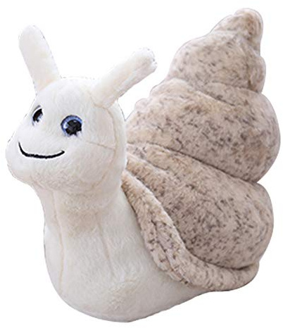 EXQULEG Plüschtier Schnecken Kuscheltiere,Spielzeug Weiche Schnecken Stofftier Cartoon Schnecke Plüschtier für Kinder Geburtstagsgeschenk Home Dekorationen (26x27cm)