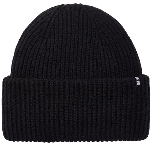 Enter the Complex® Oversize Beanie Mütze, Damen und Herren, Made in Italy, 100% feinste Merinowolle, Gerippt