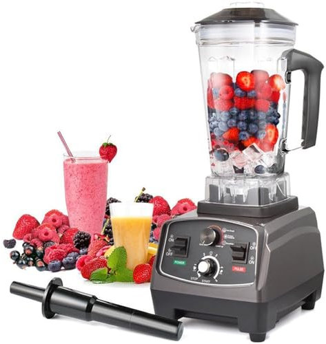 Licuadoras para cocina, licuadora para batidos y batidos con motor de 1400 vatios, capacidad grande de 67 onzas (2 litros), licuadoras profesionales de encimera para triturar hielo, bebida congelada