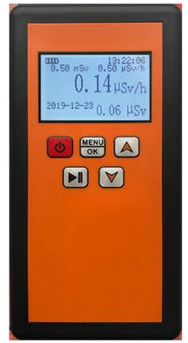 XLTEAM Geiger Counter, Nuclear Radiation Detector, Electromagnetic Radiation Tester with LCD Display, 3 Dosage Units Switched, for Factory, Home, Office, Hospital Environmental Detection