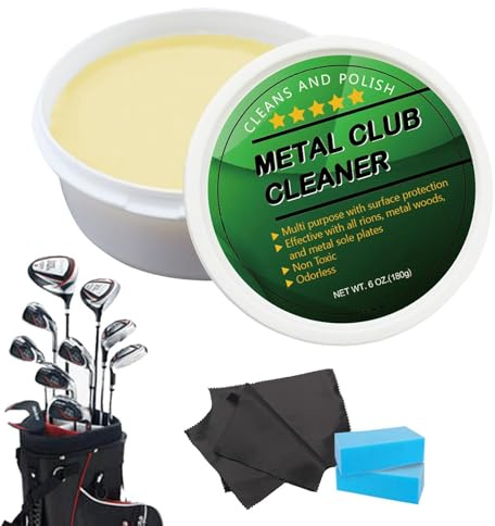 Golfclub Reinigungsset | Starke Reinigung, geruchloser Golfschläger Rostentferner - Professioneller 6oz Golfeisenreiniger und Rillen-Golfschlägerlösung erwecken Ihre Clubs wieder zum Leben