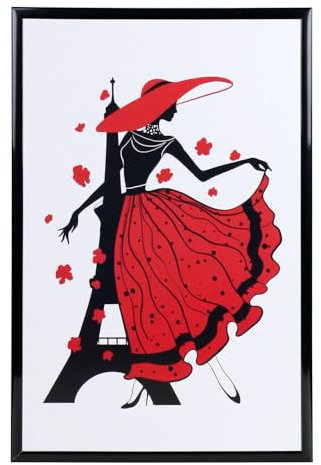 Bilderrahmen in Schwarz Fotorahmen aus Kunststoff Bilder Foto Posterrahmen Wanddeko Collage AC-6: Farbe: Schwarz | Format: 30x45