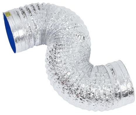 iplusmile Adjustable Range Hood Exhaust Pipe Flexible Aluminum Foil Ventilation Hose