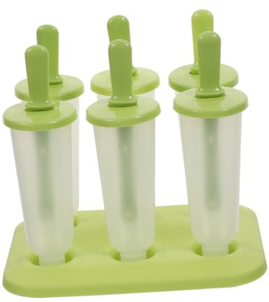 LIFKOME 6piezas Moldes Para Helados Molde Individual Fácil De Desmoldar Para Verano