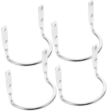 Ciieeo 4pcs Heavy Duty Holder Hooks with Wire, Tool Belt Clippable Mallet and Axe Holder, Wall Mount Utility Pouch Hook for Garden and Repair Tool Storage