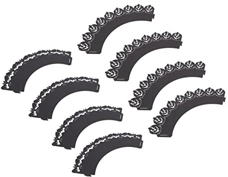 FUNOMOCYA 50 Pezzi Involucro Per Cupcake Di Halloween Involucro Di Carta Per Cupcake E Torta Accessori Per Feste