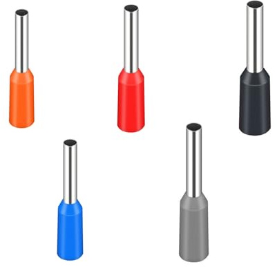 JOYELEC 1390 Pezzi 0.5-10mm² Crimpatura Capicorda Elettrici，Contenente Terminali Elettrici,ghiere per terminali estremità di cavo gemelle, adatti per Circuito domestico industriale