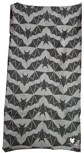 BANDIABLO Snood Neck-Gaiter Multifunctional Seamless Stretchy Headwear Bandana Neck-Warmer Tube for Sports Cycling and Outdoors, Sweat Wicking Sun Protection, Headwear for Men and Women. Bat Pattern